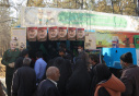 برپایی موکب استقبال از زائران و عاشقان سردار سپهبد حاج قاسم سلیمانی در پایتخت مقاومت