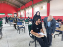 گزارش تصویری بازدید سرزده رئیس دانشگاه جامع علمی کاربردی استان کرمان از روند برگزاری امتحانات پایان ترم دانشجویان